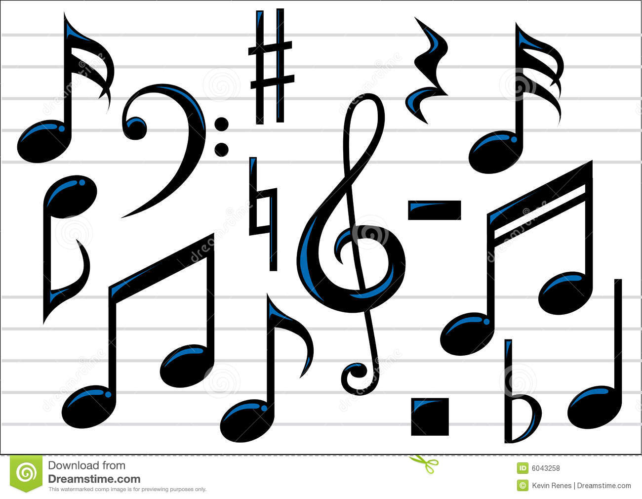 Free Vector Music Notes