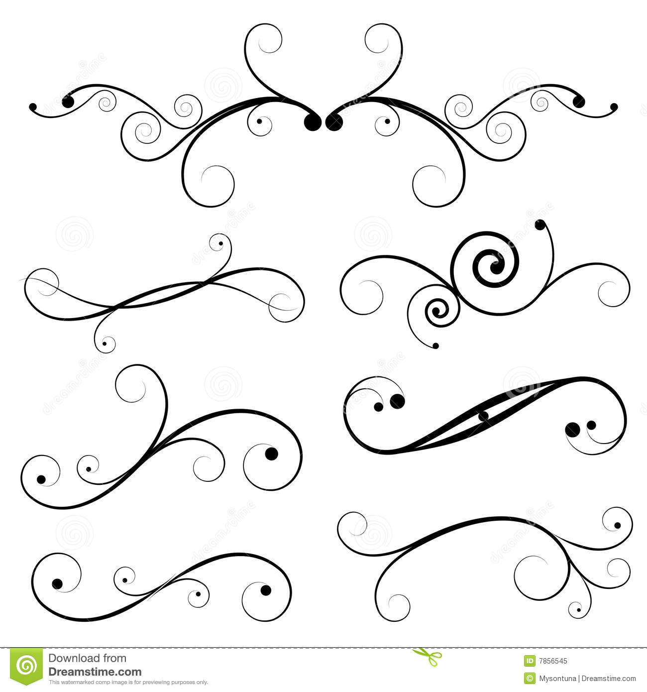 Free Vector Scrolls