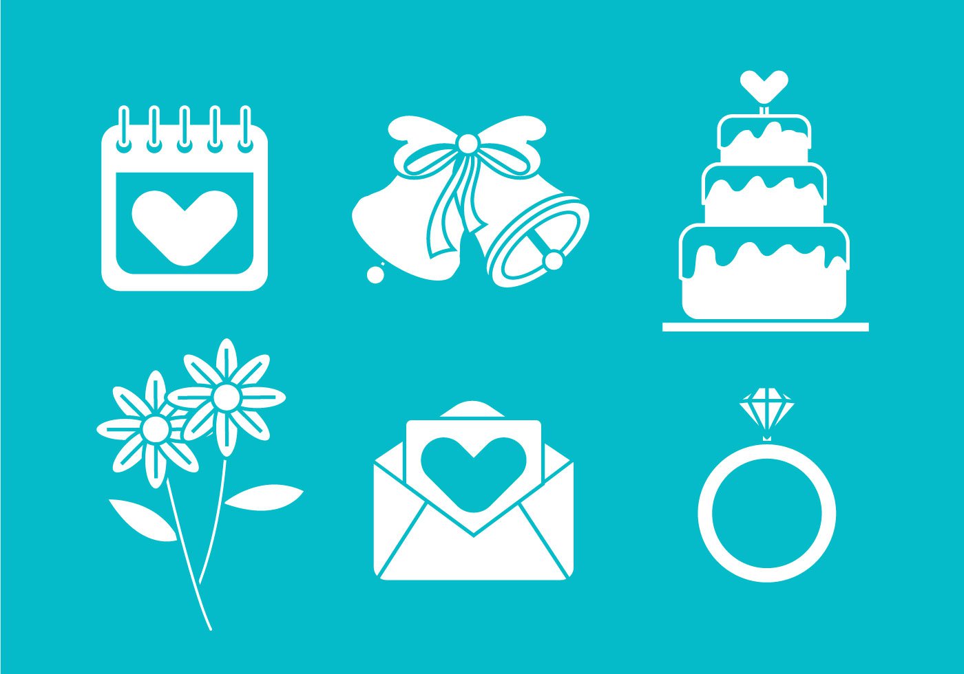 Free Vector Wedding Bells