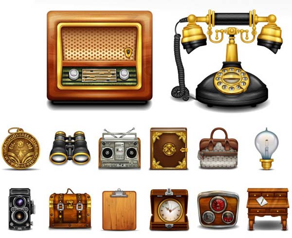 Free Vintage Icons