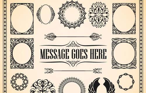 Free Vintage Vector Elements Free Vintage Vector Elements