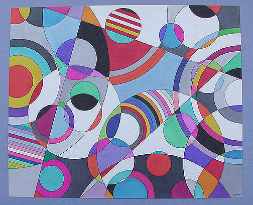 Geometric Shapes Painting Art