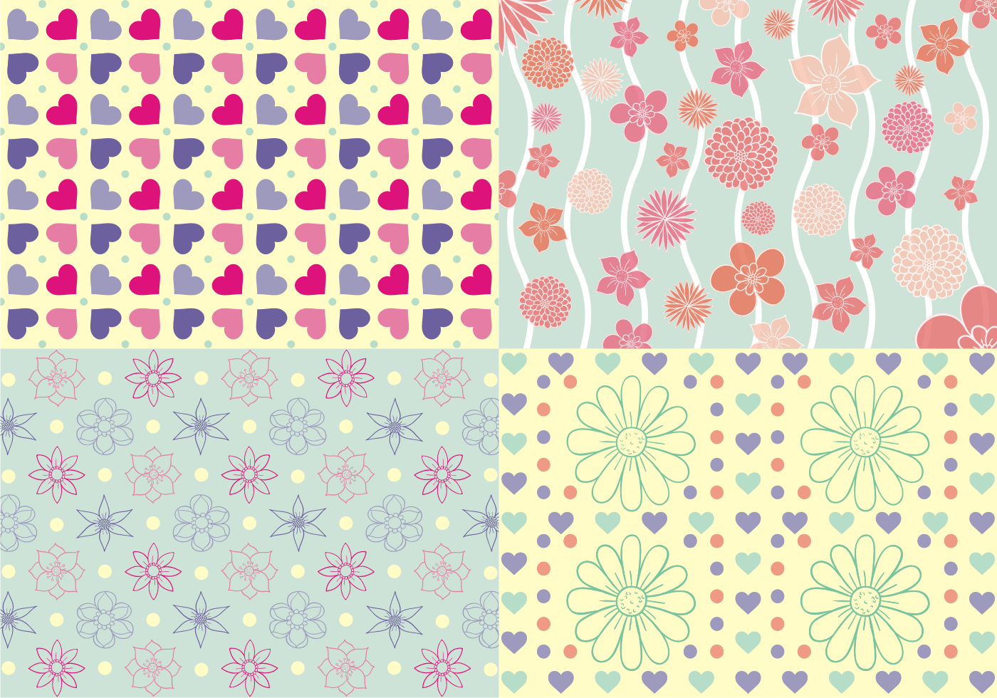 Girly Pattern Vector