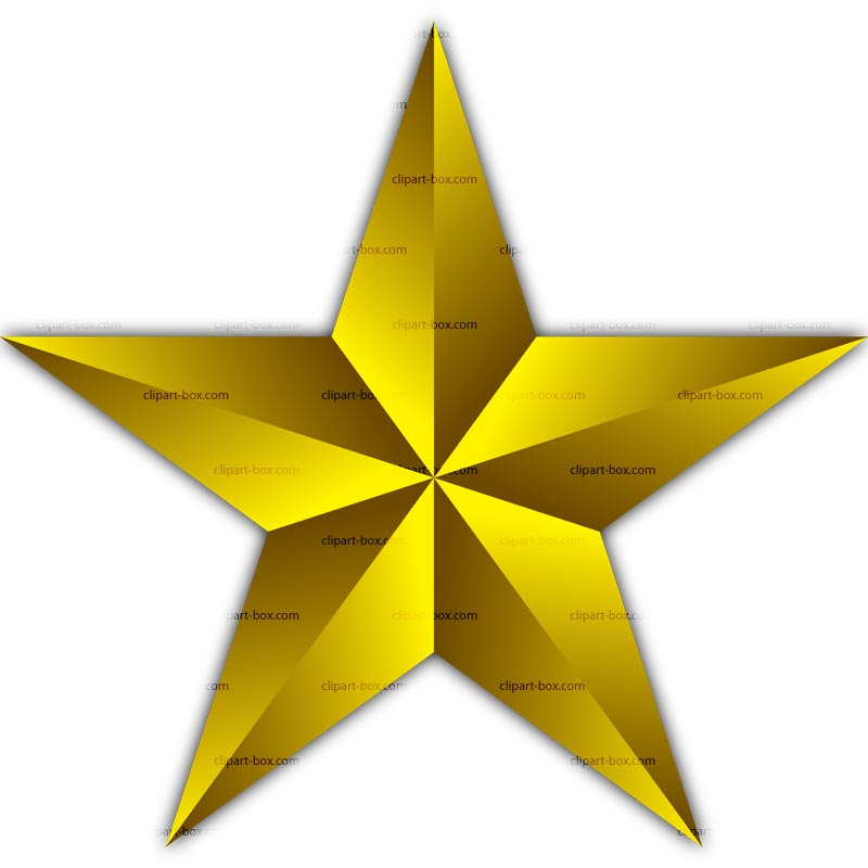 Gold Star Clip Art Free