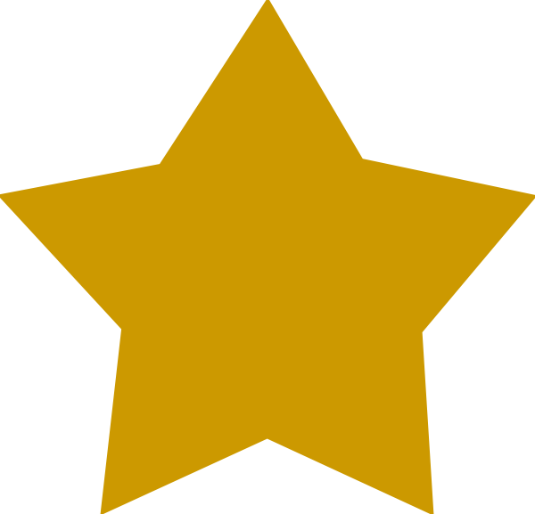 Gold Star Clip Art Free