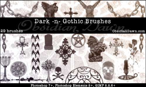 Gothic Brushes Photoshop