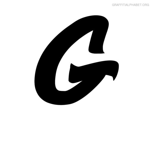 Graffiti Letter G Fonts