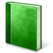 Green Open Book Icon