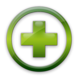 Green Plus Sign Icon