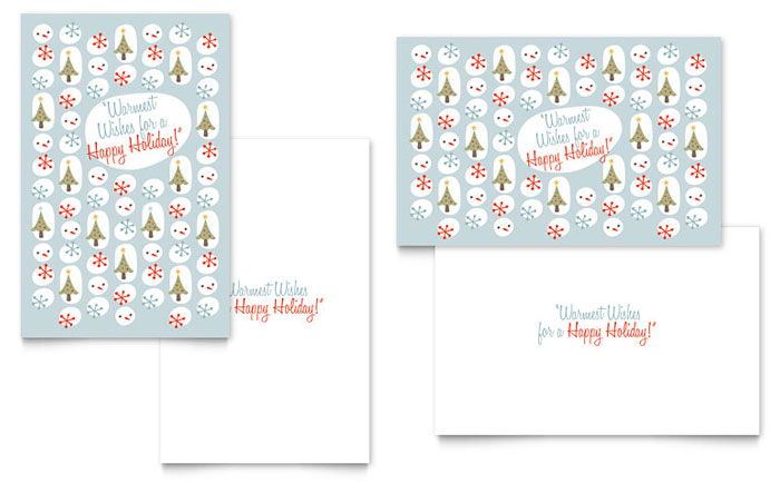 Happy Holiday Card Templates