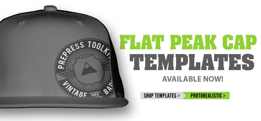 Hat Snapback Template PSD