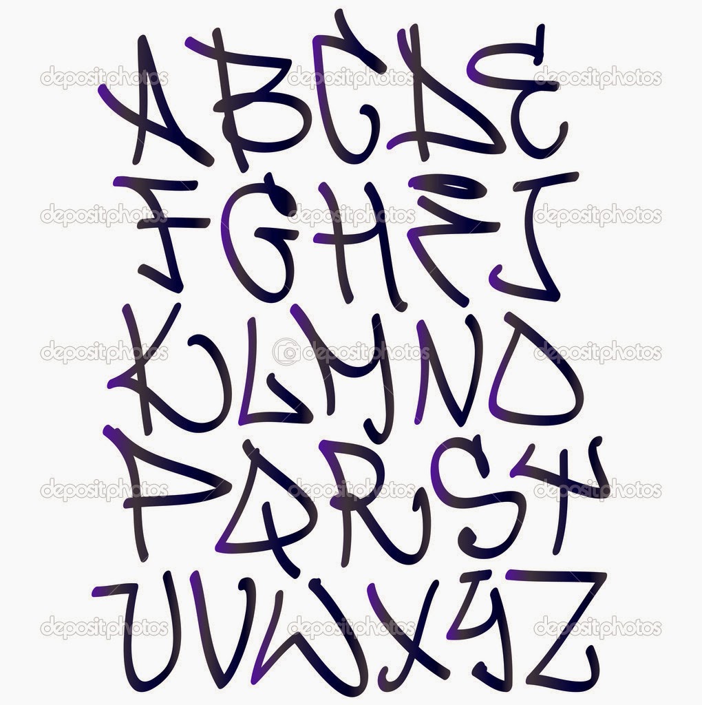 Hip Hop Graffiti Font Alphabet Hip Hop Graffiti Font Alphabet