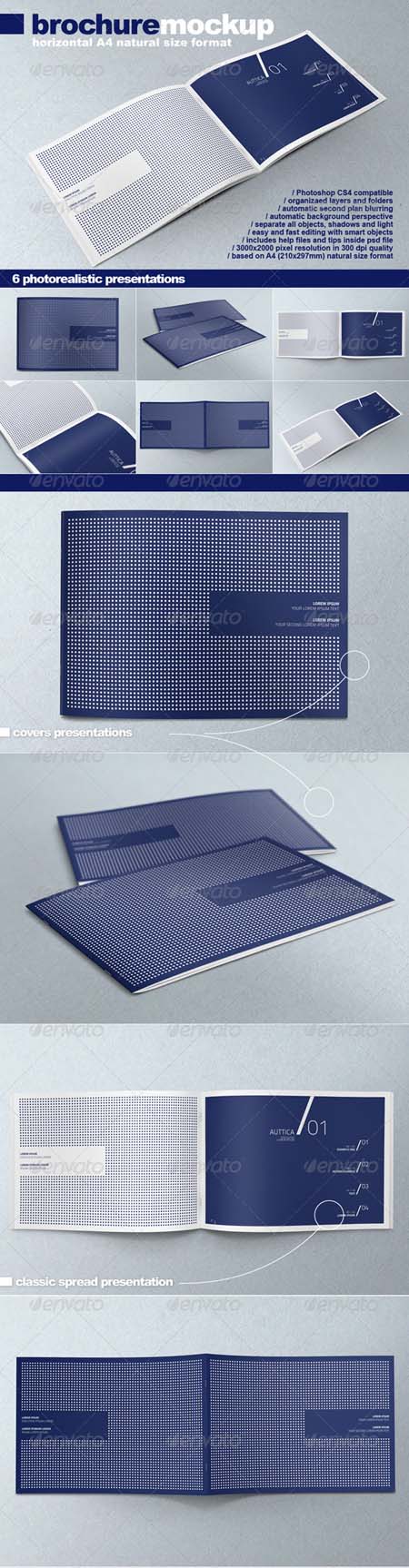 Horizontal Brochure Template