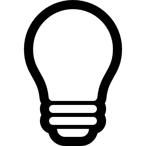 Icon Light Bulb Outline