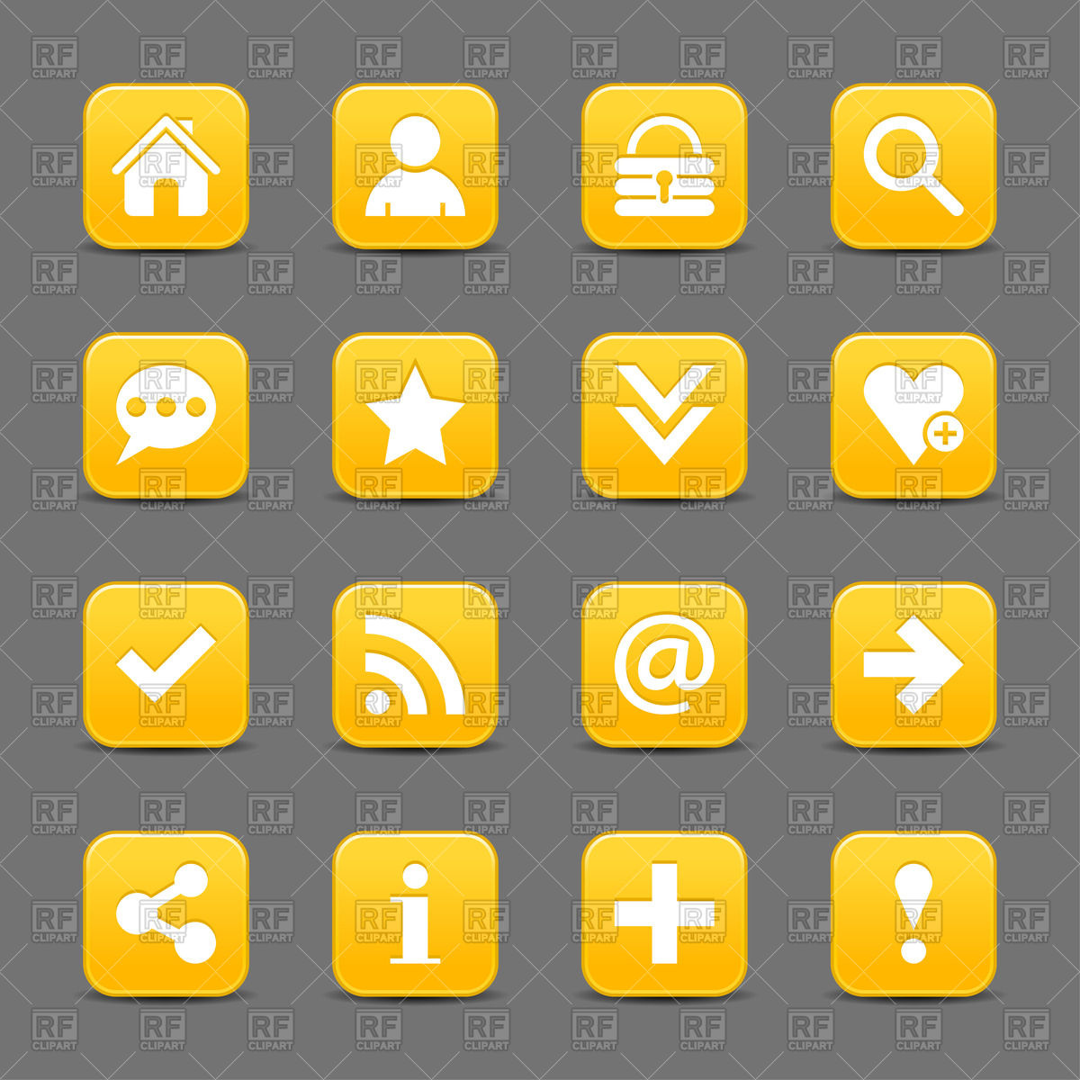 Icon User Clip Art Yellow