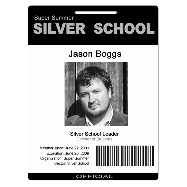 ID Badge Template Photoshop