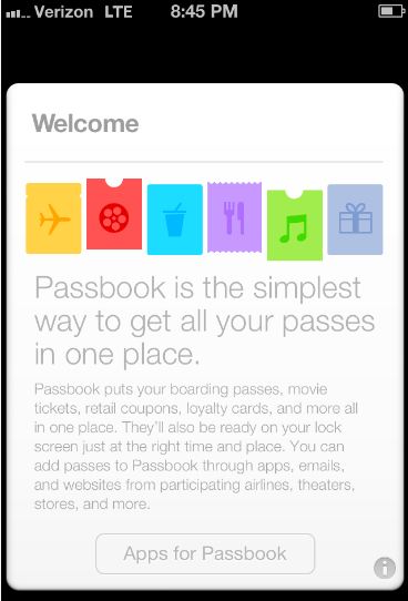 iPhone Passbook Icon