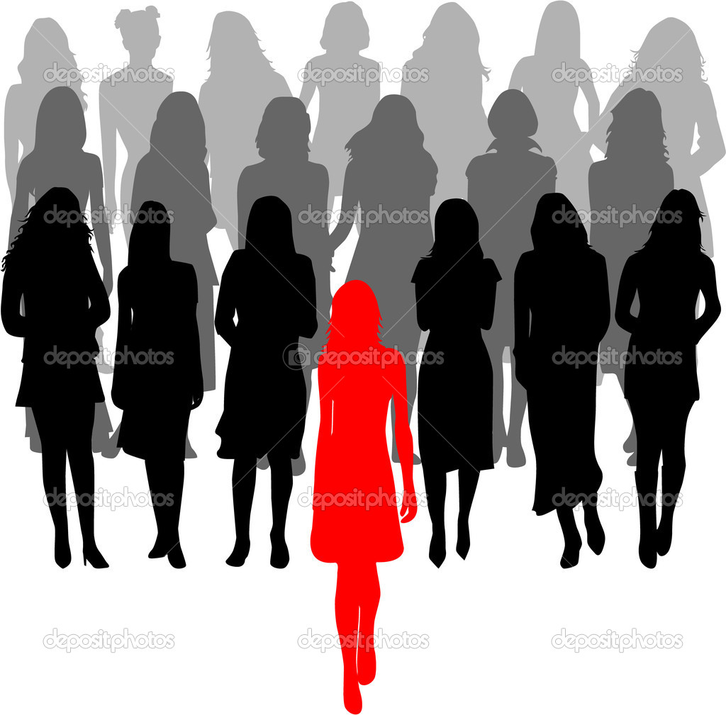 14 Vector Group Of Women Images