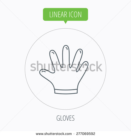 Latex Gloves Vector Art