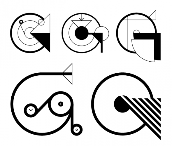 Letter G Different Fonts