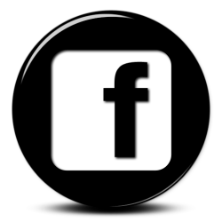 Like Us On Facebook Logo Black and White