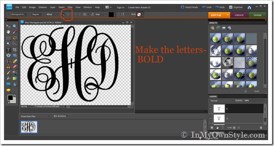 Make My Own Monogram