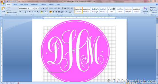 Make Your Own Printable Monogram Make Your Own Printable Monogram