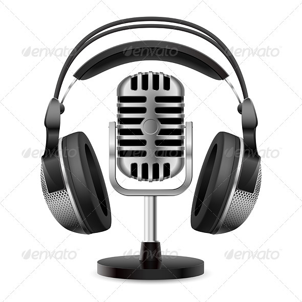 Microphone and Headphones Microphone and Headphones