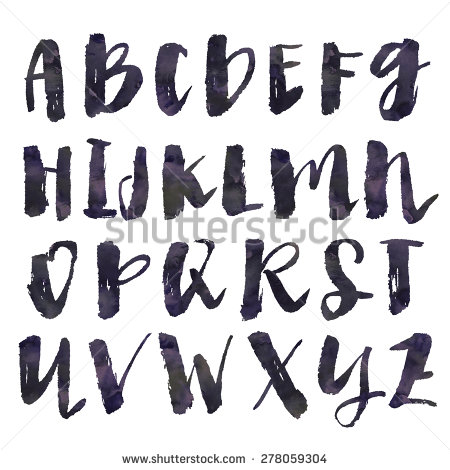 Modern Fonts Alphabet Letters