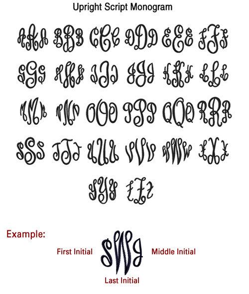 Monogram Script Font Monogram Script Font