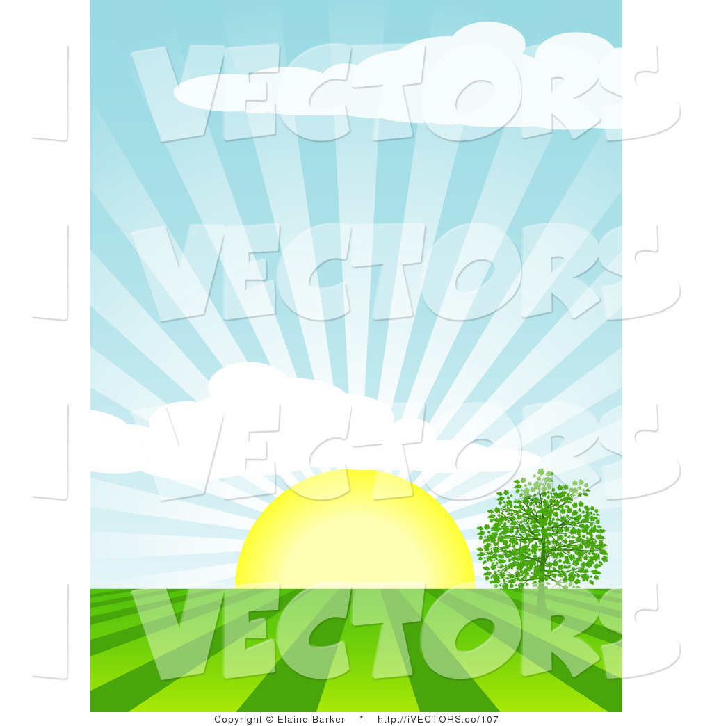 Morning Sun Clip Art