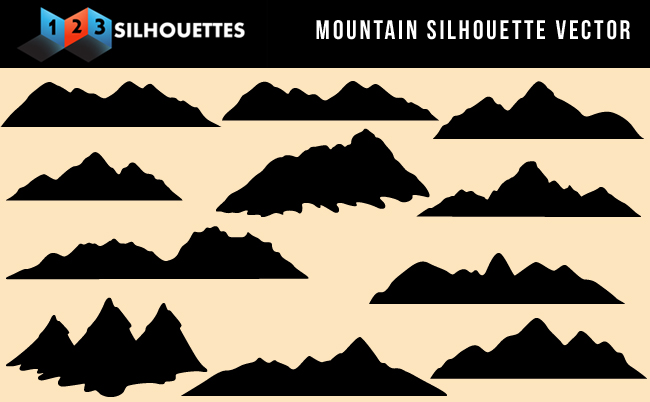 Mountain Silhouette Vector