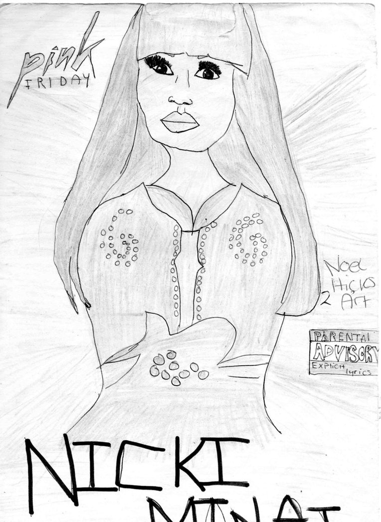 Nicki Minaj Coloring Pages