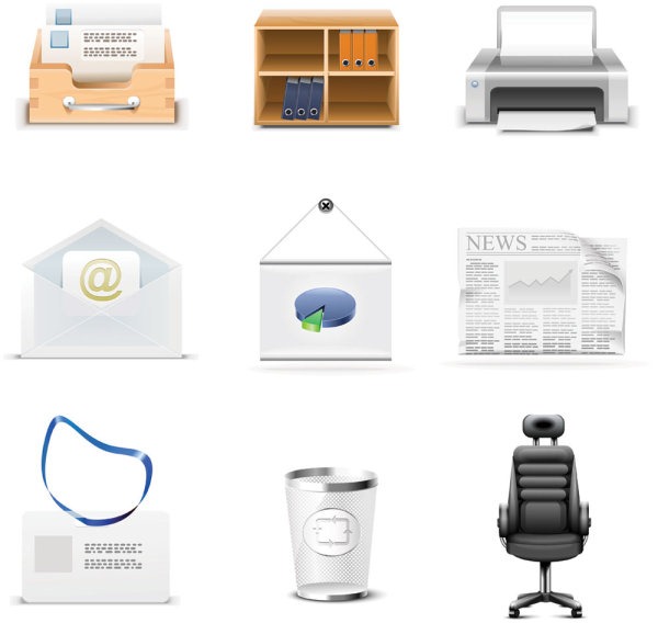 Office Icon Vector Free