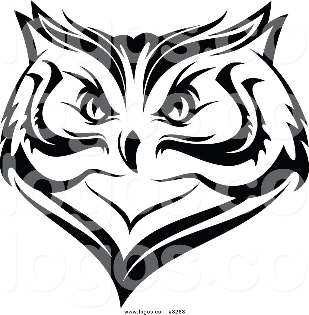 Owl Clip Art Black and White