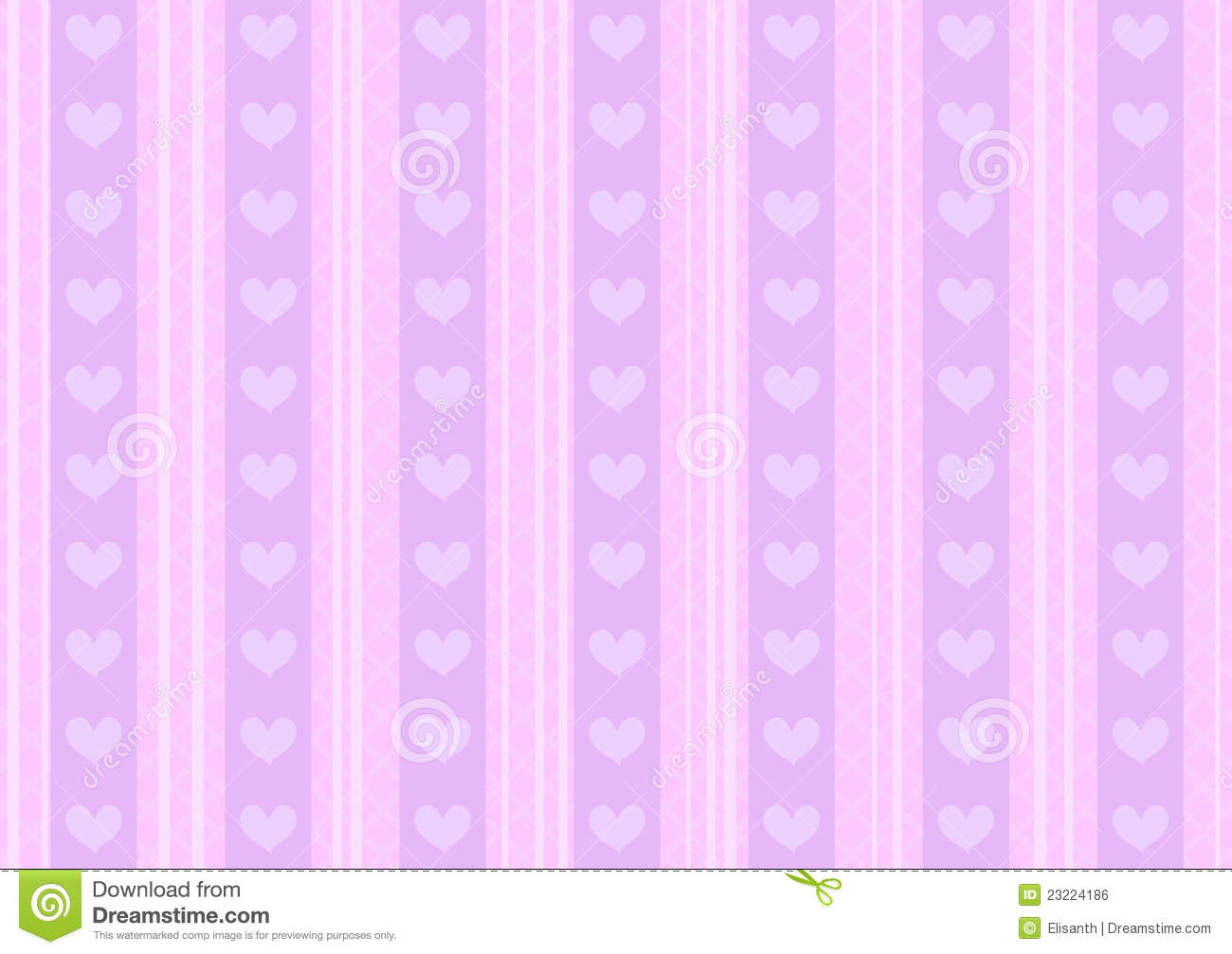 Pink and Purple Hearts