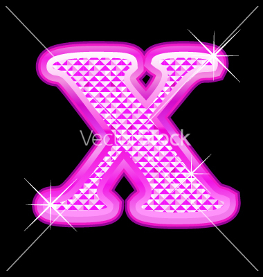 Pink Bling Letters