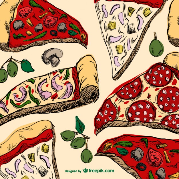 Pizza Slice Drawing