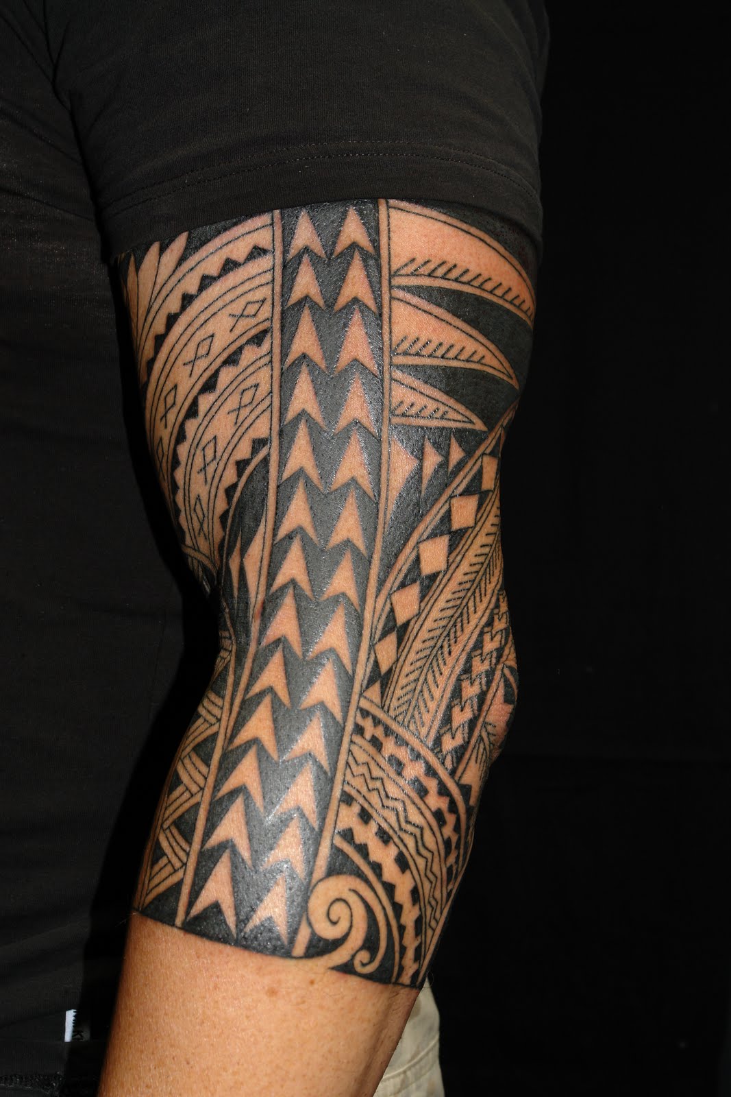 Polynesian Half Sleeve Tribal Tattoo Designs