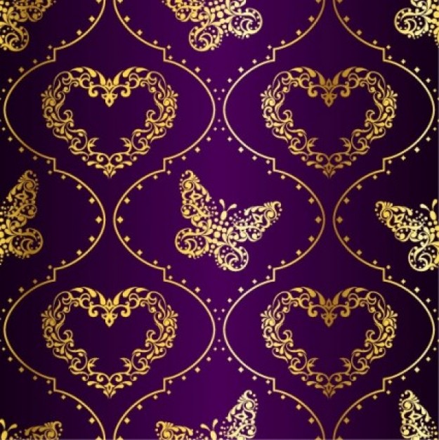 Purple and Gold Patterns