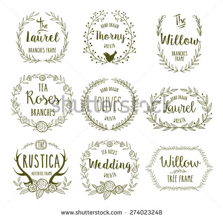 Rustic Hand Drawn Vectors