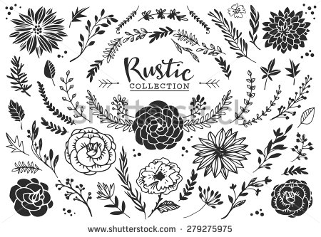 Rustic Hand Drawn Vectors