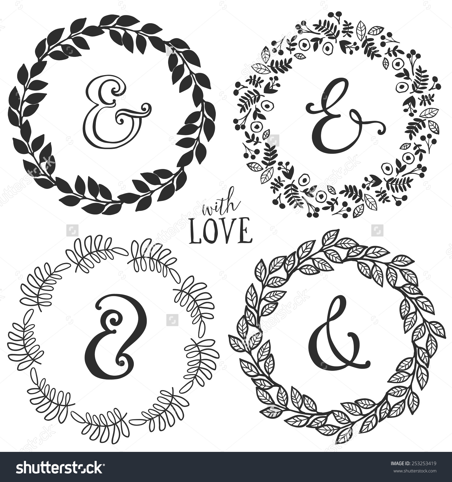 Rustic Hand Drawn Vectors