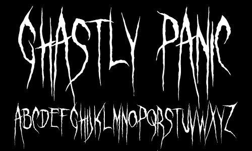 Scary Letter Fonts Alphabet Scary Letter Fonts Alphabet