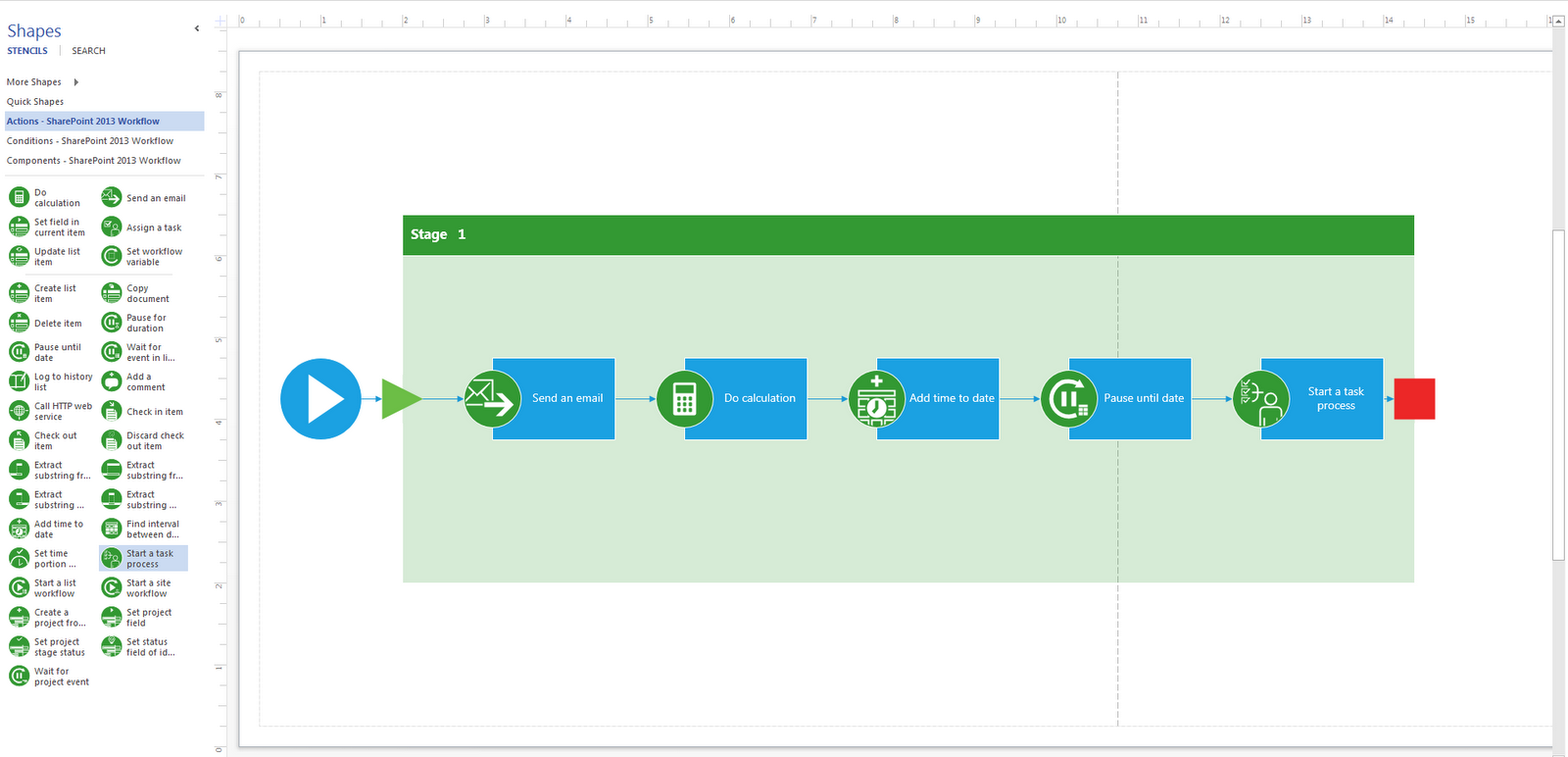 SharePoint 2013 Workflow Visio