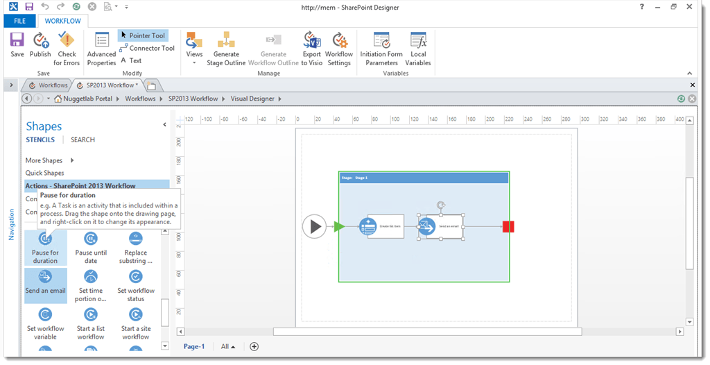 SharePoint Designer 2013 Workflow