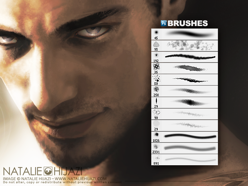 Skin Texture Brushes Photoshop