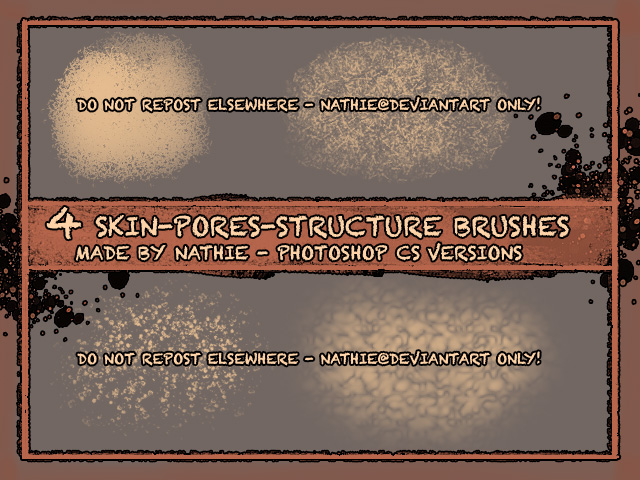 Skin Texture Brushes Photoshop