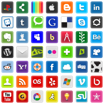 Social Web Search Icon