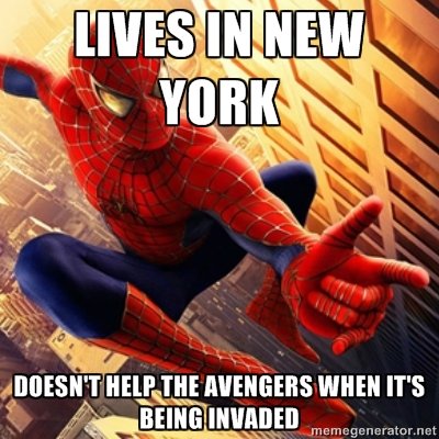 Spider-Man Avengers Meme